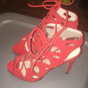 Red Aldo Heels. Worn once